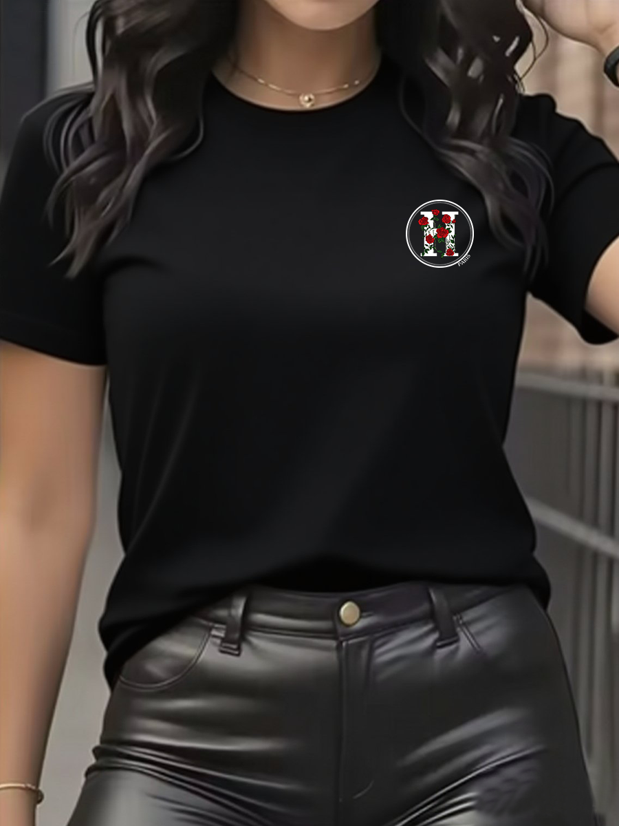 Women's T-Shirt Leisure Fashio - Streetwear Brand Tees recension och pris