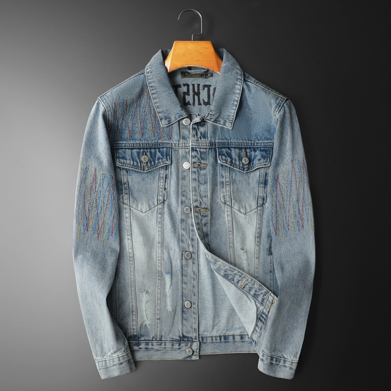 Brand Vintage Washed Denim Jac - Streetwear Brand Denim recension och pris