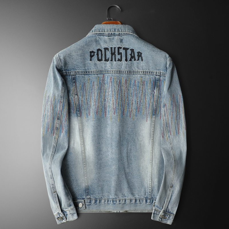 Brand Vintage Washed Denim Jac - Streetwear Brand Denim recension och pris