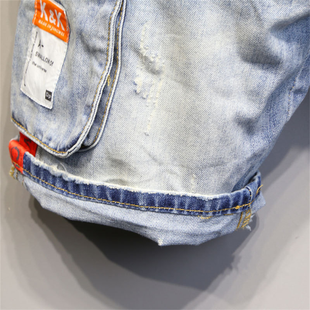 Fashion Brand Men Jeans Shorts - Streetwear Brand Denim recension och pris