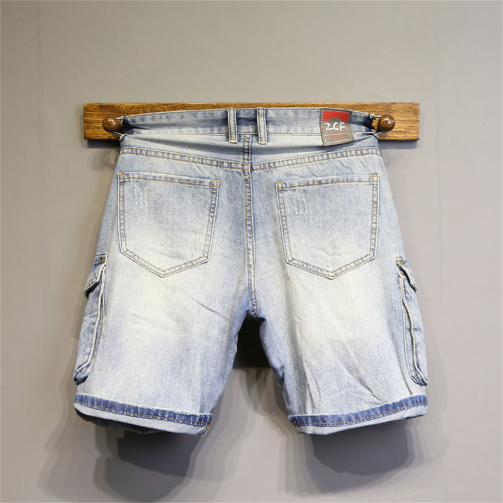 Fashion Brand Men Jeans Shorts - Streetwear Brand Denim recension och pris