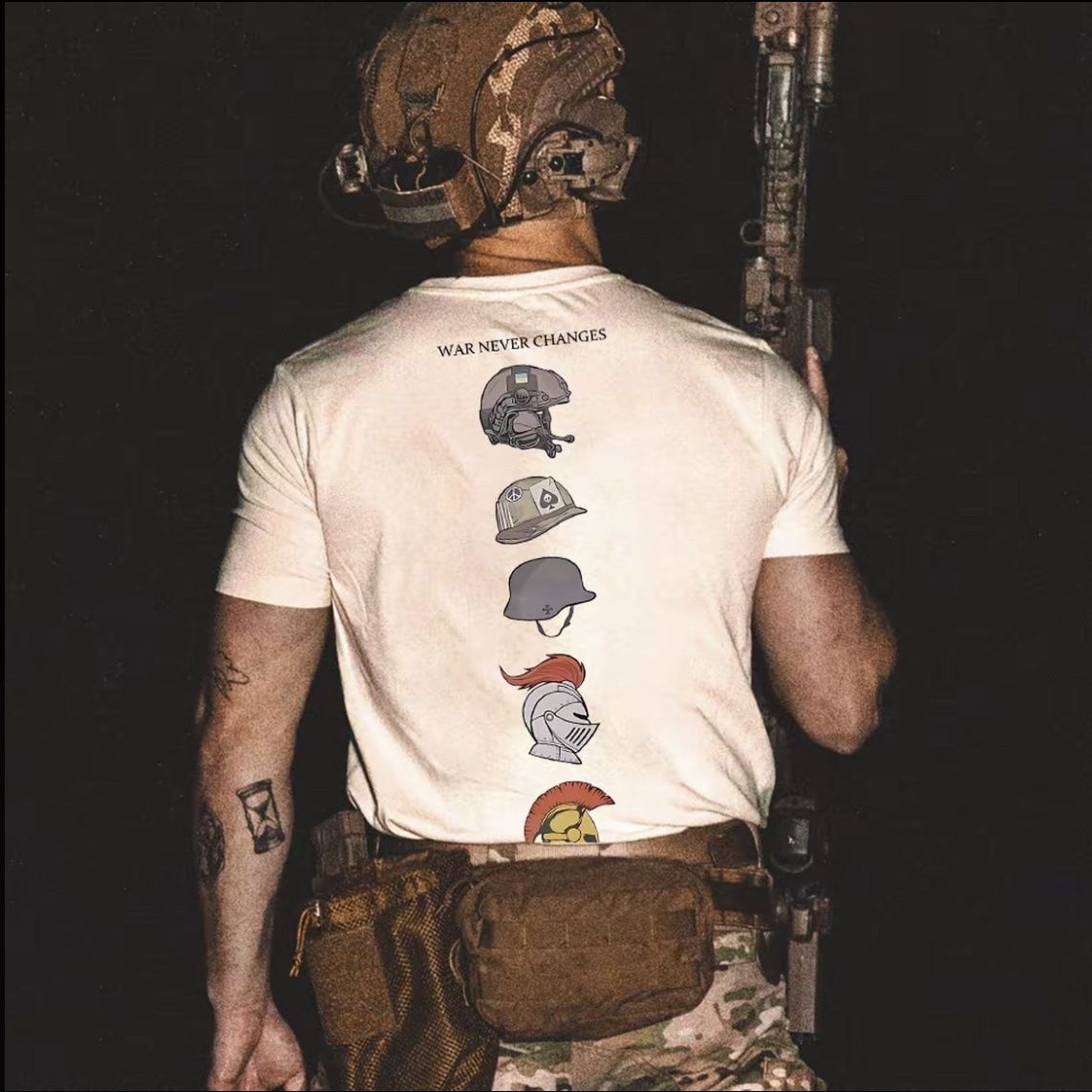 Helmet Evolution History Ameri - Streetwear Brand Tees recension och pris