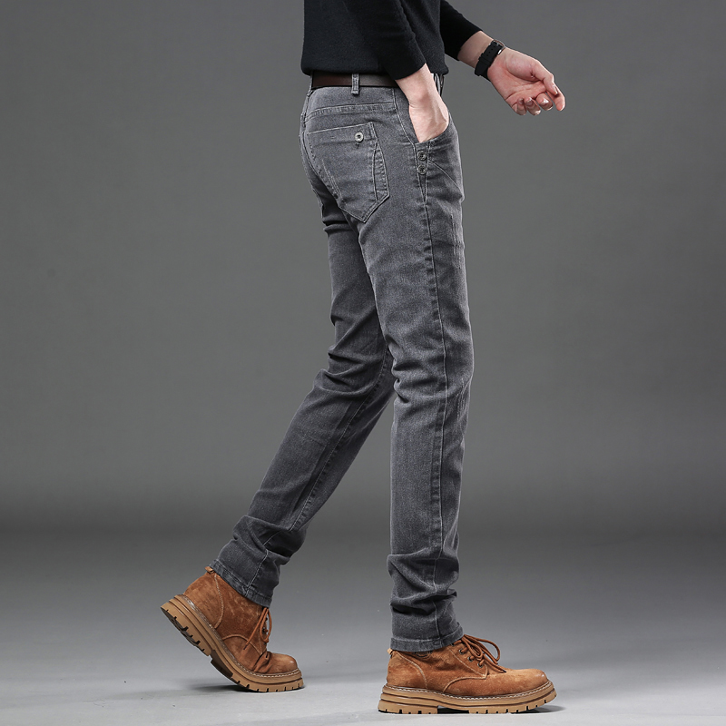 New Pure Gray Korean Slim Jean - Streetwear Brand Denim recension och pris