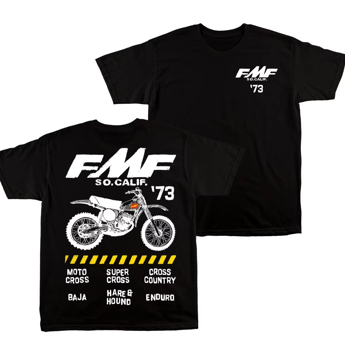 Black FMF Vintage Dirt Bike 19 - Streetwear Brand Vintage recension och pris