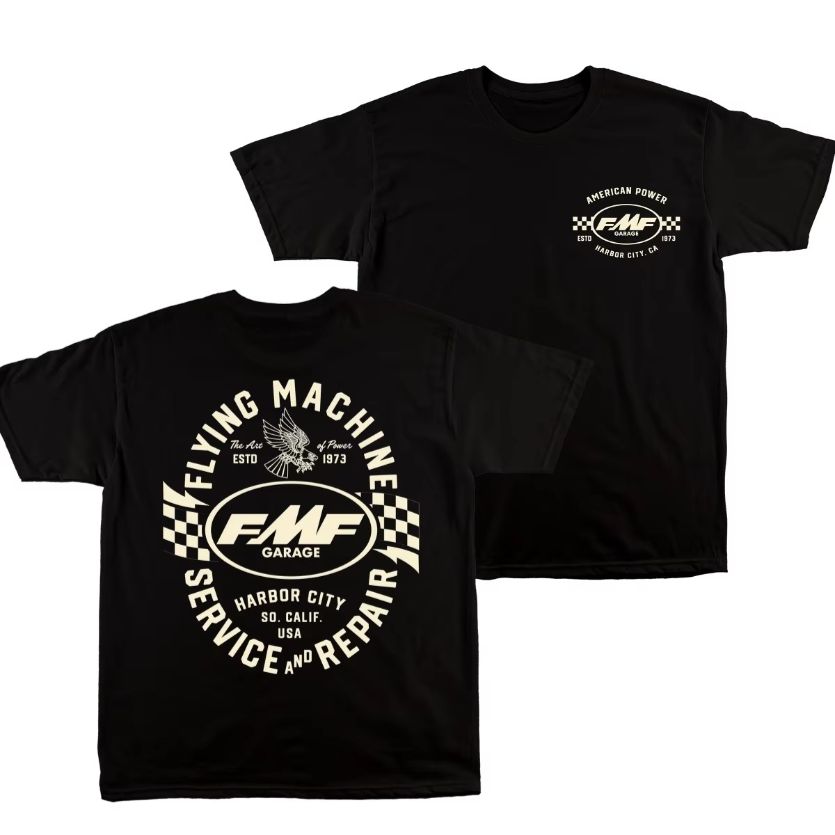 Black FMF Vintage Dirt Bike 19 - Streetwear Brand Vintage recension och pris